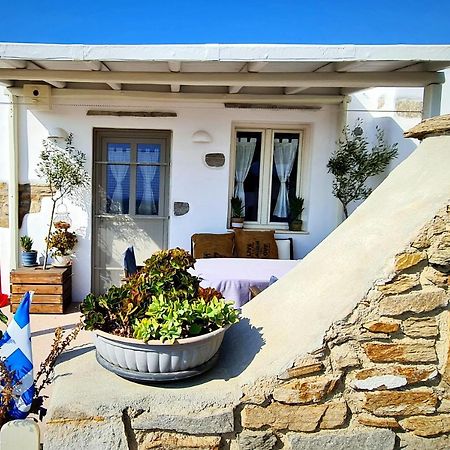 Romantic Sunset Cycladic House In Sotires Moni Christou Dasous Exterior foto